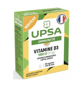 UPSA Vitamine D3 1000UI 30 Comprimés
